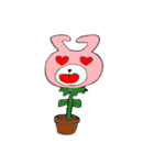 ウサギさんとクマさん（個別スタンプ：40）