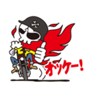 Skull life ver.2 日本語版（個別スタンプ：1）