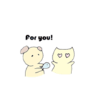 いぬとねこ(ゆるめ。)（個別スタンプ：23）