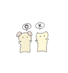 いぬとねこ(ゆるめ。)（個別スタンプ：27）