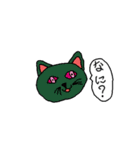 疑問符の猫（個別スタンプ：3）