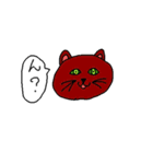 疑問符の猫（個別スタンプ：17）