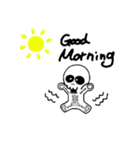 全身タイツ スケルトン君（個別スタンプ：1）