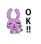 だるうさ（個別スタンプ：3）