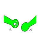 緑ネコ（個別スタンプ：11）