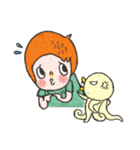 Mika and Mr. Octopus（個別スタンプ：3）