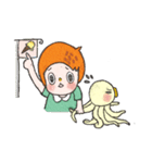 Mika and Mr. Octopus（個別スタンプ：9）