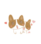 Kinoko love Corgi（個別スタンプ：7）