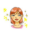 喜怒哀楽女子。（個別スタンプ：15）
