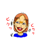 喜怒哀楽女子。（個別スタンプ：30）