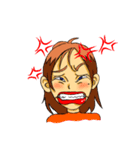 喜怒哀楽女子。（個別スタンプ：33）