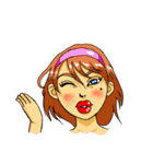 喜怒哀楽女子。（個別スタンプ：39）
