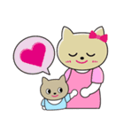 ねこくんファミリー（個別スタンプ：3）