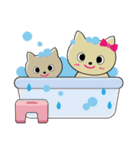 ねこくんファミリー（個別スタンプ：14）