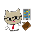 ねこくんファミリー（個別スタンプ：18）