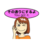 Easy英会話スタンプ by Mirai-chan（個別スタンプ：36）