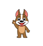 いかした犬  - ミーウォーク、ミーフィード（個別スタンプ：1）