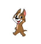 いかした犬  - ミーウォーク、ミーフィード（個別スタンプ：16）