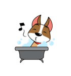 いかした犬  - ミーウォーク、ミーフィード（個別スタンプ：18）
