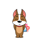 いかした犬  - ミーウォーク、ミーフィード（個別スタンプ：26）