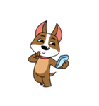いかした犬  - ミーウォーク、ミーフィード（個別スタンプ：37）