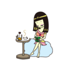 紀元前系女子・アメンちゃん＆クレアちゃん（個別スタンプ：26）