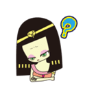 紀元前系女子・アメンちゃん＆クレアちゃん（個別スタンプ：30）