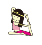 紀元前系女子・アメンちゃん＆クレアちゃん（個別スタンプ：36）