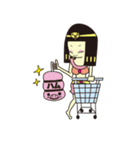 紀元前系女子・アメンちゃん＆クレアちゃん（個別スタンプ：39）