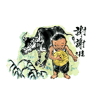 Lin Jim Funny textures（個別スタンプ：9）