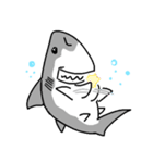 【ホホジロザメ】サメ【ホオジロザメ】2（個別スタンプ：16）