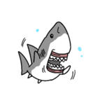 【ホホジロザメ】サメ【ホオジロザメ】2（個別スタンプ：34）