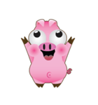 Pink Pig Lady（個別スタンプ：1）