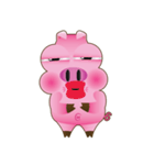 Pink Pig Lady（個別スタンプ：12）
