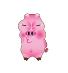 Pink Pig Lady（個別スタンプ：23）