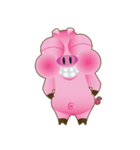 Pink Pig Lady（個別スタンプ：28）