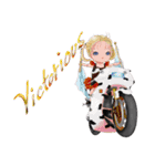 バイクとモモちゃん。（個別スタンプ：30）