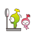 わこうっちとさつきちゃん（個別スタンプ：3）