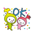 わこうっちとさつきちゃん（個別スタンプ：14）