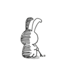メンヘラウサギ（個別スタンプ：2）
