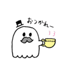 ひげの紳士おばけ（個別スタンプ：20）