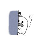 ひげの紳士おばけ（個別スタンプ：28）