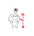 サッカーぬこ（個別スタンプ：18）