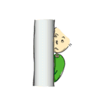 へのへのもへじ君（個別スタンプ：18）