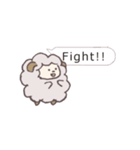 ぽわぽわひつじ（個別スタンプ：9）