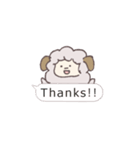 ぽわぽわひつじ（個別スタンプ：13）