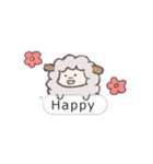 ぽわぽわひつじ（個別スタンプ：14）