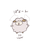ぽわぽわひつじ（個別スタンプ：18）