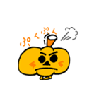 ゆるーい、かぼちゃのスタンプ（個別スタンプ：16）