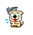 捨て犬。（個別スタンプ：7）